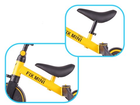 Rowerek biegowy Trike Fix Mini rower wielofunkcyjny 3w1 żółty