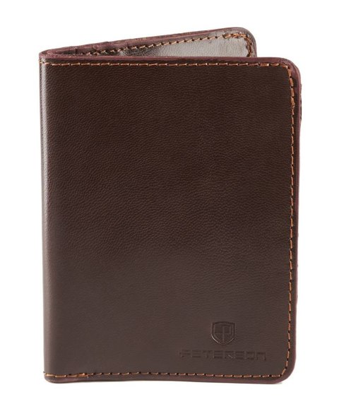 Eleganckie etui na dokumenty ze skóry naturalnej - Peterson Eleganckie etui na dokumenty ze skóry naturalnej - Peterson