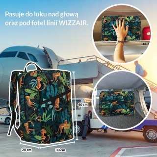 Plecak-torba podróżna z uchwytem na walizkę - Peterson